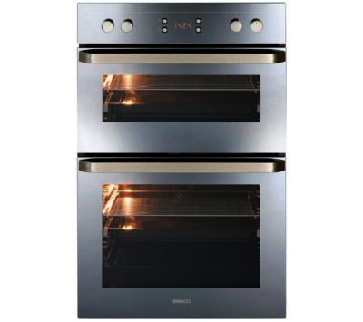 BEKO  ODF24300M Electric Double Oven - Mirror